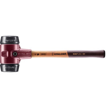 Load image into Gallery viewer, Halder 3002.080 Simplex Mallet with Black Rubber Inserts, Cast Iron Housing and Wood Handle