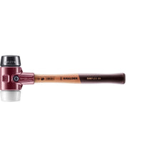 Load image into Gallery viewer, Halder 3027.060 Simplex Mallet with Black Rubber and Superplastic Inserts  / Cast Iron Housing and Wood Handle