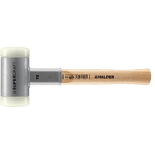 Load image into Gallery viewer, Halder 3366.070 Supercraft Dead Blow, Non-Rebounding Hammer with Nylon Face Inserts Steel Housing and Hickory Handle