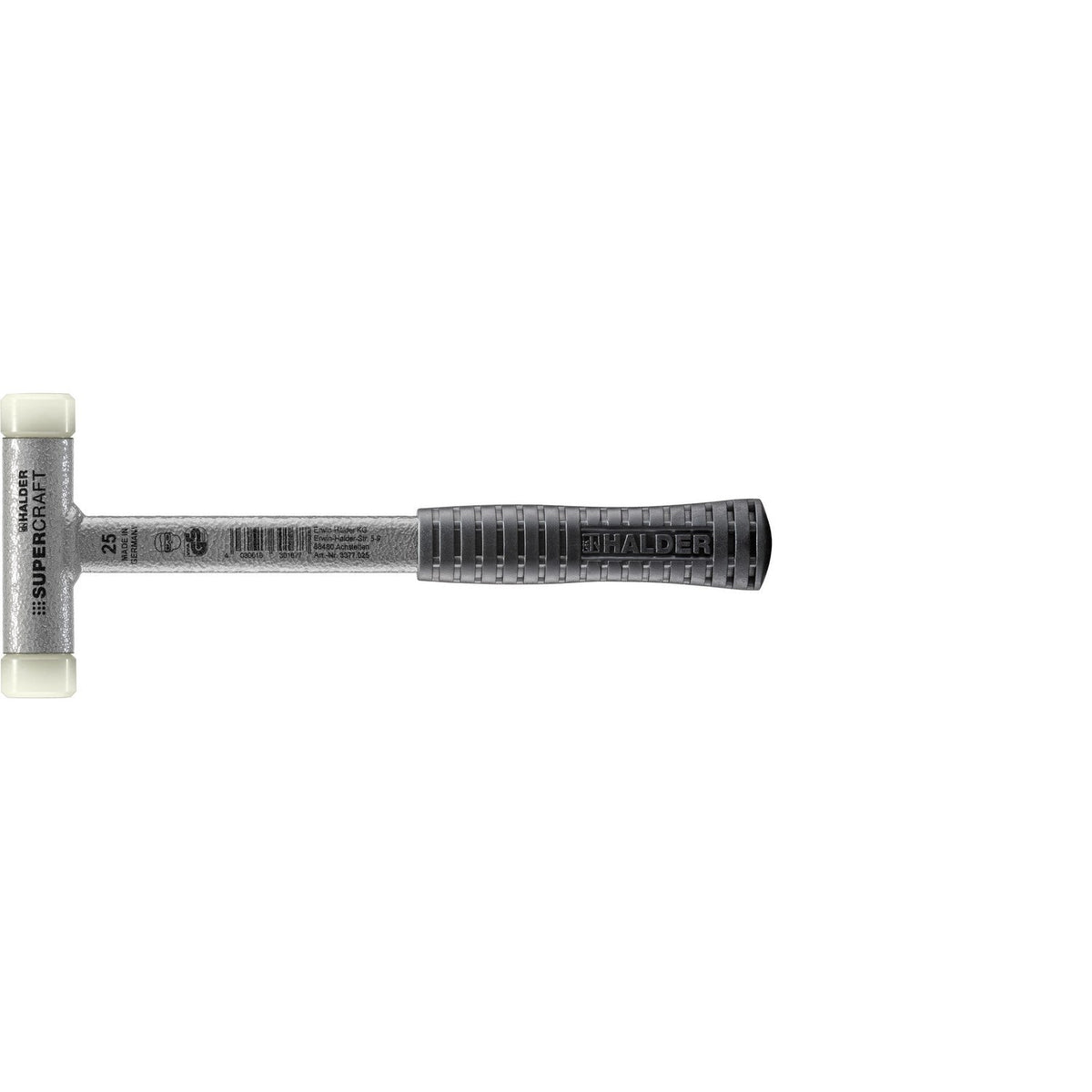 HALDER SUPERCRAFT-Schonhämmer 3377.025 Hammer Gummihammer Softhammer ergonomisch HALDER SUPERCRAFT-Schonhämmer 3377.025 Hammer Gummihammer Softhammer ergonomisch