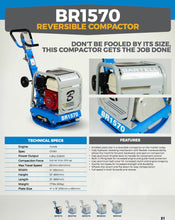 Load image into Gallery viewer, BR1570 Reversible Compactor