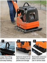 Load image into Gallery viewer, EZG Reversible Vibratory Plate Compactors