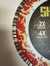 Load image into Gallery viewer, THE WORLD FAMOUS SHOCKER DIAMOND BLADE - Max Edition - 14" Inches - Granite, Natural Stone, Pavers & Concrete