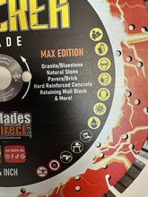 Load image into Gallery viewer, THE WORLD FAMOUS SHOCKER DIAMOND BLADE - Max Edition - 14" Inches - Granite, Natural Stone, Pavers & Concrete