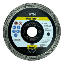 Load image into Gallery viewer, MASTER KTM Tile & Fiberglass Diamond Blade