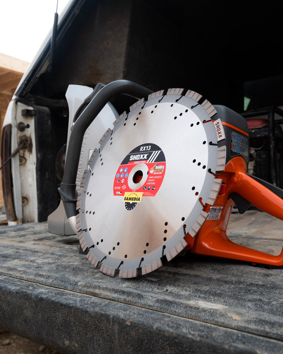 The Famous 14" SHOXX RX13 Series Diamond Blade Samedia Blades Direct