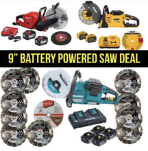 Load image into Gallery viewer, 9" Battery Saw Deal