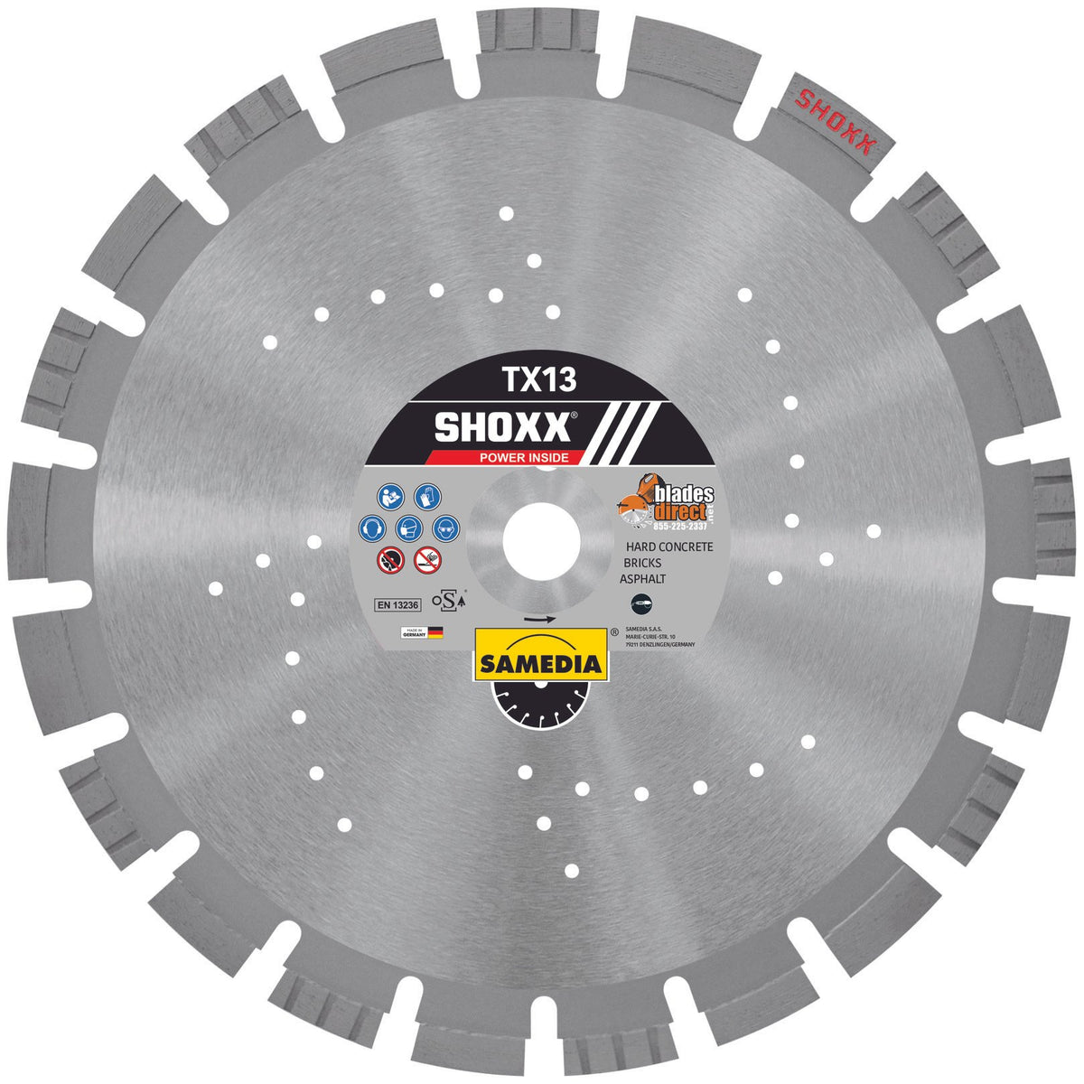 Samedia SHOXX TX13 TriCut Diamond Blade Blades Direct