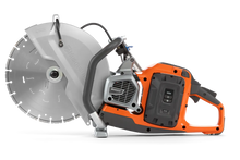 Load image into Gallery viewer, 14" BATTERY OPERATED HUSQVARNA FULL SAW & BATTERY KIT Side View