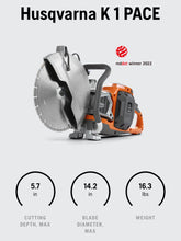 Load image into Gallery viewer, Husqvarna K1 Pace