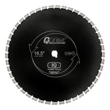 Load image into Gallery viewer, 16.5" BLACK Q-Drive Arrayed Segmented Medium Soft Combination Blade Silent Core Premium