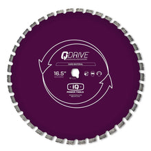 Load image into Gallery viewer, 16.5&quot; Purple Q-Drive Arrayed Segmented Super Hard Material  Blade