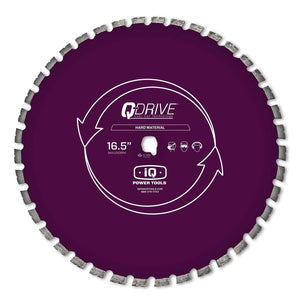 16.5" Purple Q-Drive Arrayed Segmented Super Hard Material  Blade