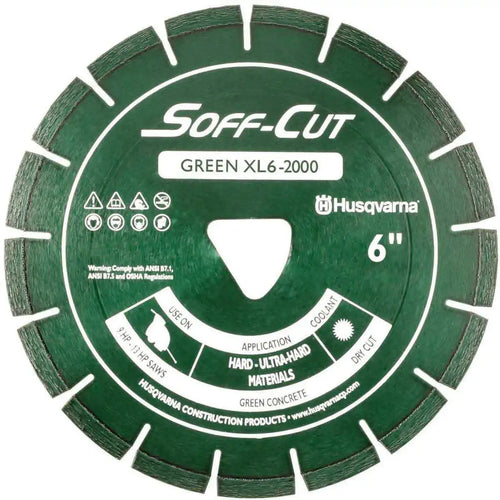 Soff Cut Excel 2000 Green Ultra Early Diamond Blades