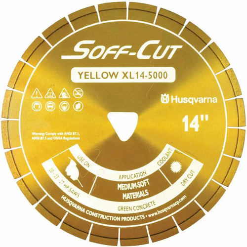 Soff Cut Excel 5000 Yellow Ultra Early Diamond Blades