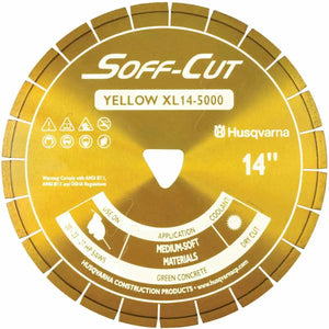 Soff Cut Excel 5000 Yellow Ultra Early Diamond Blades