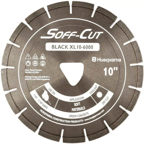 Soff Cut Excel 6000 Black Ultra Early Diamond Blades