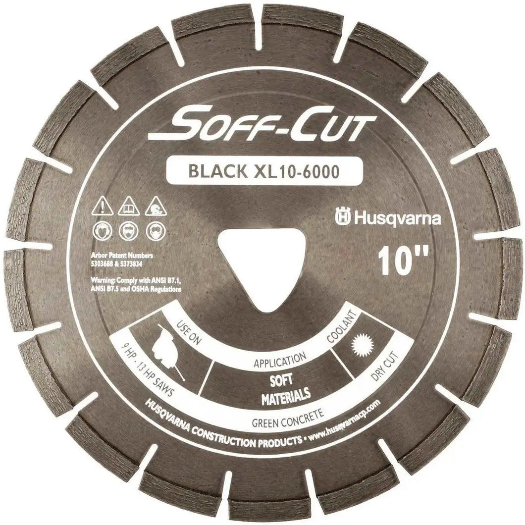 Soff Cut Excel 6000 Black Ultra Early Diamond Blades