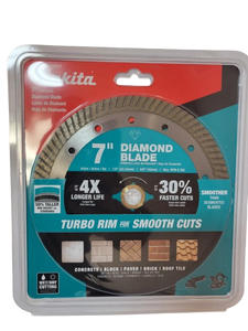Makita 7" Turbo Rim Diamond Blade - NEW