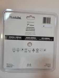 Makita 7" Turbo Rim Diamond Blade - NEW