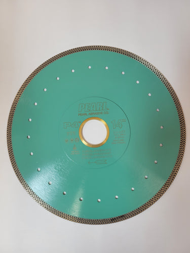 Pearl Abrasive - NEW DIA14TT 14 X .095 X 60, 50mm P4 For Porcelain/Granite Turbo Mesh Tile & Stone Diamond Blade