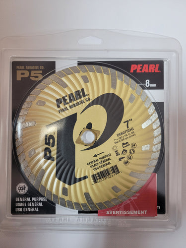 Pearl Abrasives - DIA07SDG P5™ SD Gold Waved Core Turbo Diamond Blade