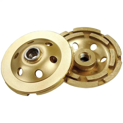 Diamond Products Standard Gold Cup Wheels, Double Row