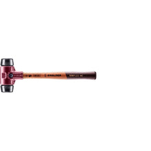 Load image into Gallery viewer, Halder 3002.040 Simplex Mallet with Black Rubber Inserts, Cast Iron Housing and Wood Handle
