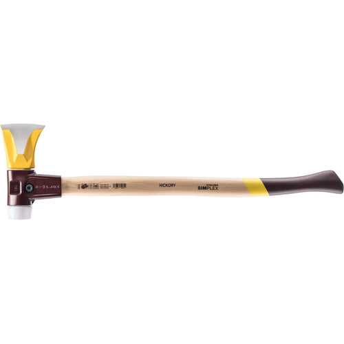 Halder 3007.751 Simplex Splitting Axe with Nylon Insert Cast Iron Housing and Hickory Handle
