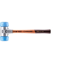 Load image into Gallery viewer, Halder 3101.051 Simplex Mallet with Oversized Soft Blue Rubber Inserts Lightweight Aluminum Housing and Wood Handle