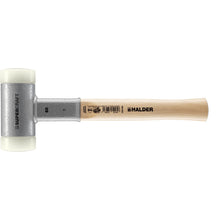 Load image into Gallery viewer, Halder 3366.060 Supercraft Dead Blow, Non-Rebounding Hammer with Nylon Face Inserts Steel Housing and Hickory Handle