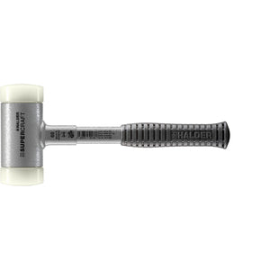 Halder 3377.060 Supercraft Dead Blow, Non-Rebounding Hammer with Nylon Face Inserts Steel Housing and Steel Handle with Rubber Grip