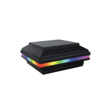 Load image into Gallery viewer, Tru-Scapes® 4.5″ Composite Color Changing LED Deck Post Cap Light (Fits TREX Transcend Posts)