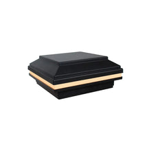 Load image into Gallery viewer, Tru-Scapes® 4.5″ Composite LED Deck Post Cap Light (Fits TREX Transcend Posts)
