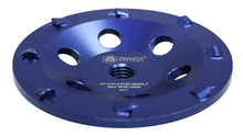 Load image into Gallery viewer, 5" 8 Seg 1/4 Round PCD Cup Wheel