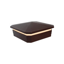 Load image into Gallery viewer, Tru-Scapes® 5″ Composite LED Deck Post Cap Light (Fits Timbertech Radiance Post)