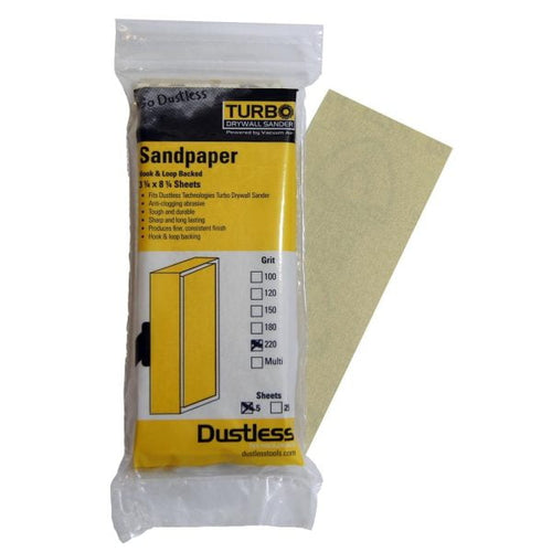 Dustless Technologies - Sandpaper 220 Grit 25 Pack - 54302