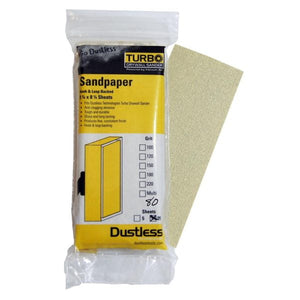 Dustless Technologies -  Sandpaper 80 Grit 25 Pack - 54402