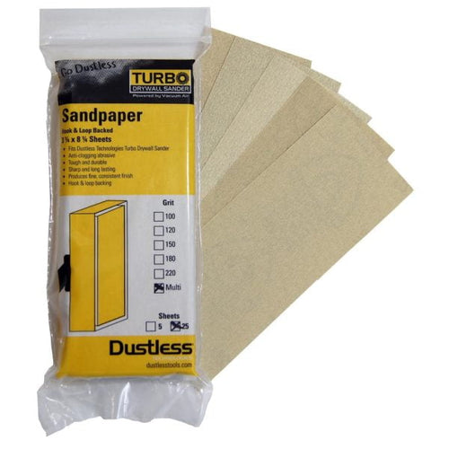 Dustless Technologies - Sandpaper Multi Pack 25 Pack - 54602