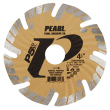 Load image into Gallery viewer, Pearl Abrasives - P5 SDGS Super Premium Turbo Blade 4-1/2 in. 5/8 in.-7/8 in. - DIA45SDGS