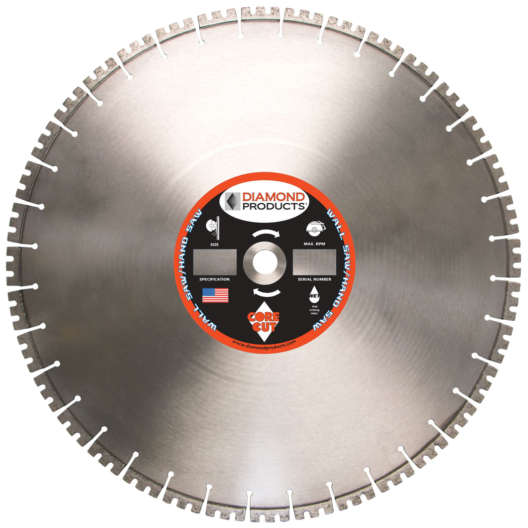 Super Premium Silver Hydraulic Hand Saw Blades, 40mm Straight Segment