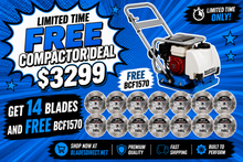 Load image into Gallery viewer, WORLD FAMOUS FREE COMPACTOR DEAL!!! BUY A CASE OF BLADES &amp; GET A FREE BCF 1570 Compactor!! LIMITED TIME DEAL!!