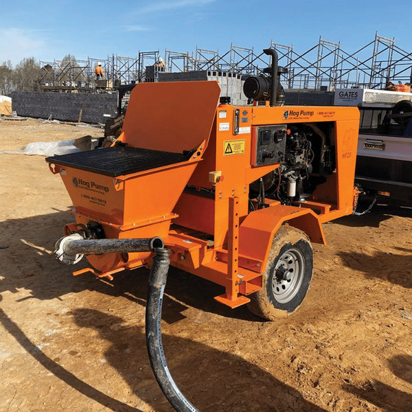 EZG Concrete Hog Pump Trailer – Blades Direct