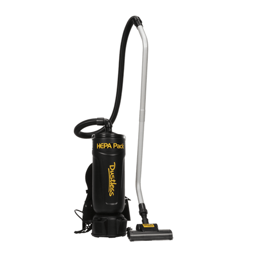 Dustless Technologies - 2.5 Gal HEPA BackPack Vacuum BLK - D1505