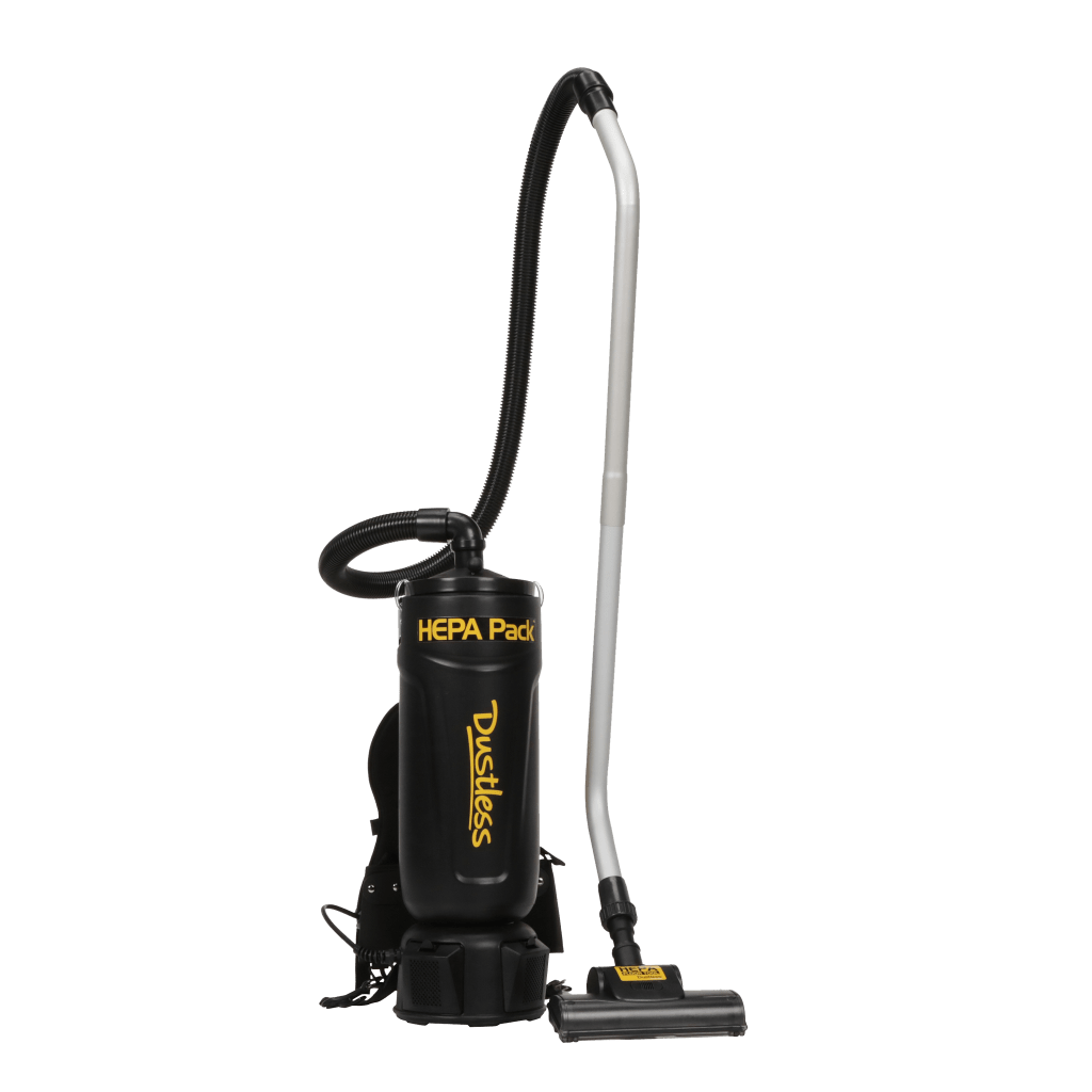 Dustless Technologies - 2.5 Gal HEPA BackPack Vacuum BLK - D1505
