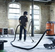 Load image into Gallery viewer, DE110 Husqvarna 120V Hepa Dust Extractor Vacuum