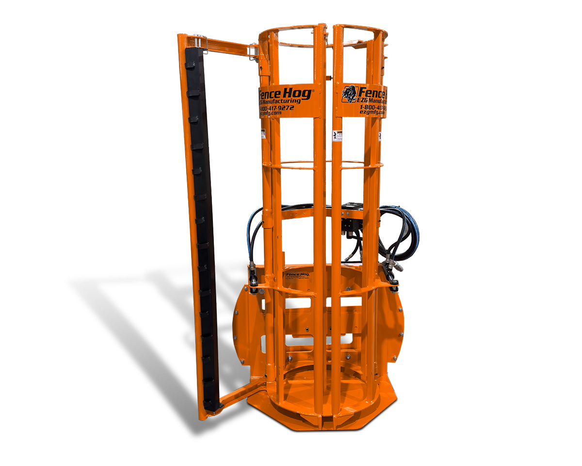 Mini Fence Hog by EZG | Mini Skid Steer | Fence Installer – Blades