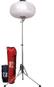 MultiQuip GB3LED Non-Glare Portable LED Balloon Light with Stand - GB3LED