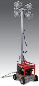 MultiQuip Light Balloon 4-Spot 400W 4whl cart-DISC - GB43SC