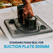 Load image into Gallery viewer, GRABO HighFlow Foam Seal 300, 12x12in Gripster Pad, Holds 150 lb
